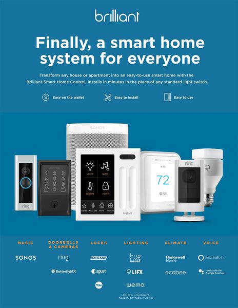 Brilliant Smart Home Systems | Brighten Inc. Electrical Services